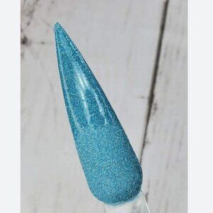 Revel Nail Dip Powder - Blue Hawaiian Shimmer 1 oz jar NEW